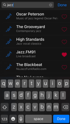 Скриншот приложения Radium for Internet Radio - №2