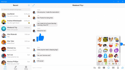 Скриншот приложения Facebook Messenger - №1