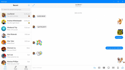 Скриншот приложения Facebook Messenger - №2