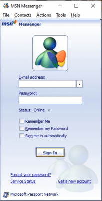Скриншот приложения MSN Messenger - №1
