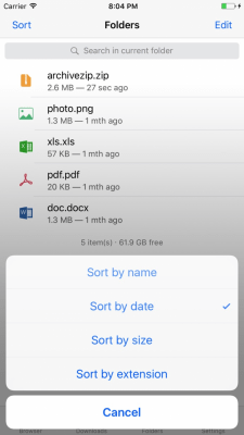 Скриншот приложения DManager Browser & Documents - №2