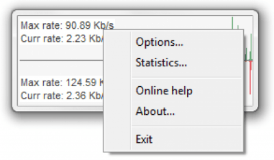 Скриншот приложения Simple Bandwidth Monitor - №2