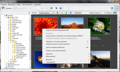Скриншот приложения Sony Image Data Converter - №2