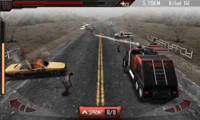 Скриншот приложения Убийца зомби - Zombie Road 3D - №2