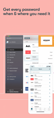 Скриншот приложения Менеджер паролей Dashlane - №2