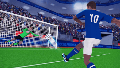 Скриншот приложения FreeKick Soccer World Champion - №2