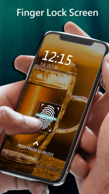 Скриншот приложения Fingerprint Lock Screen: prank Fingerprint Locker - №2