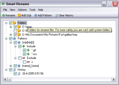 Скриншот приложения SmartRename v1.0.1 - №1