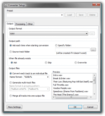 Скриншот приложения foobar2000 для Windows - №2