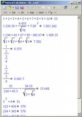 Скриншот приложения Natural Calculator - №1