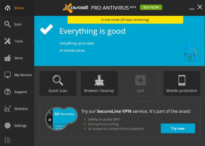 Скриншот приложения Avast Pro Antivirus - №1
