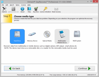 Скриншот приложения EasyRecovery Professional - №1