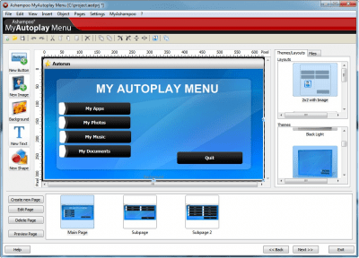 Скриншот приложения Ashampoo MyAutoplay Menu - №2
