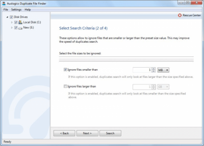 Скриншот приложения Auslogics Duplicate File Finder - №2