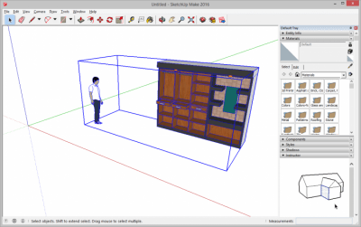 Скриншот приложения SketchUp Make - №2