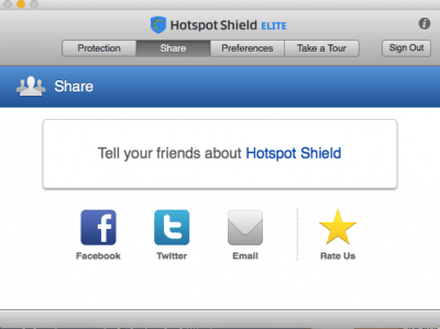Скриншот приложения Hotspot Shield - №2