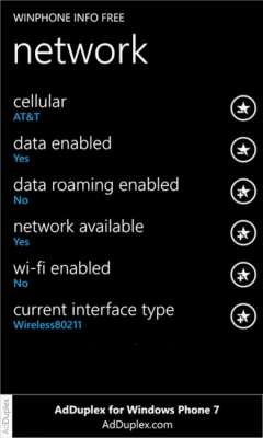 Скриншот приложения WinPhone Info Free - №2