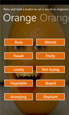 Скриншот приложения The Annoying Orange - №2
