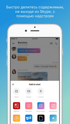 Скриншот приложения Skype для iPhone - №2