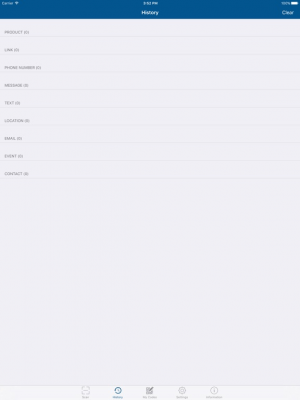 Скриншот приложения Mobiletag Barcode Scanner &amp; QR Reader - №2