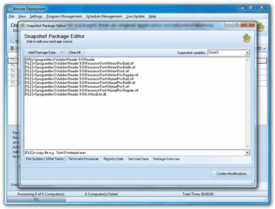 Скриншот приложения EMCO Remote Installer Professional - №2