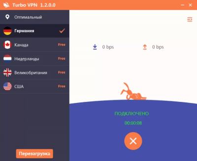 Скриншот приложения Turbo VPN для Windows - №2