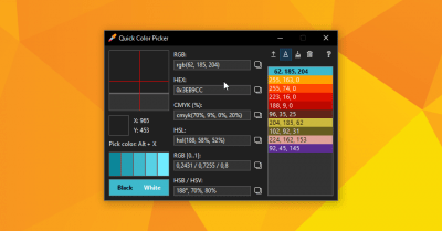 Скриншот приложения Quick Color Picker - №2
