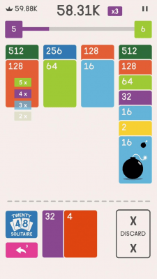 Скриншот приложения Twenty48 Solitaire - №2