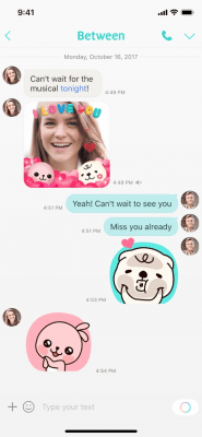 Скриншот приложения Between, The App Couples Love - №2