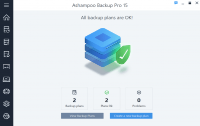 Скриншот приложения Ashampoo Backup Pro - №2