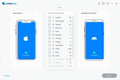 Скриншот приложения Wondershare MobileTrans - №2