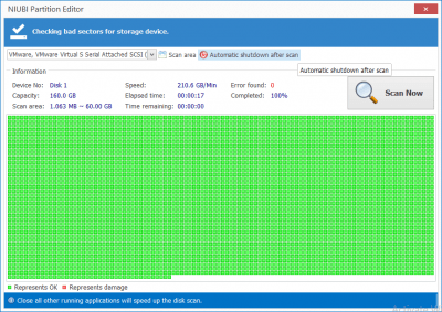 Скриншот приложения NIUBI Partition Editor Professional Edition - №2