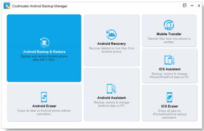 Скриншот приложения Coolmuster Android Backup Manager - №2