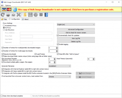 Скриншот приложения Bulk Image Downloader - №2
