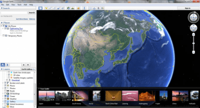 Скриншот приложения Google Планета Земля (Google Earth) - №1