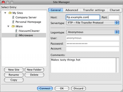 Скриншот приложения FileZilla - №2