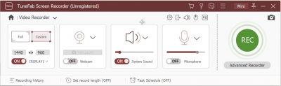 Скриншот приложения TuneFab Screen Recorder - №2