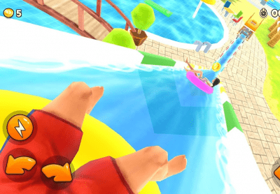 Скриншот приложения Uphill Rush Water Park Racing - №2