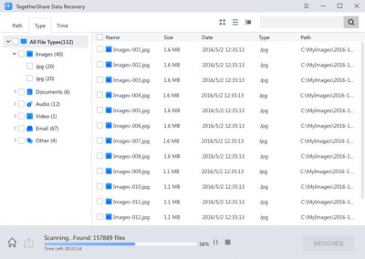 Скриншот приложения TogetherShare Data Recovery - №2