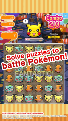 Скриншот приложения Pokemon Shuffle Mobile - №2