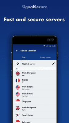 Скриншот приложения Signal Secure VPN -Fast VPN - №2
