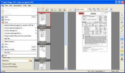 Скриншот приложения Multi-Page TIFF Editor - №2