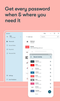 Скриншот приложения Dashlane Password Manager - №2