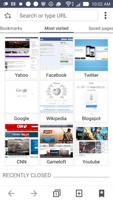 Скриншот приложения ASUS Browser - №2