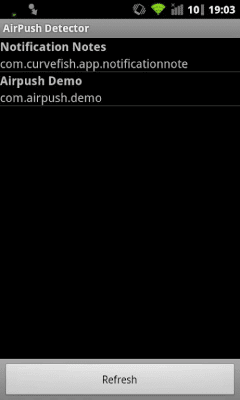 Скриншот приложения AirPush Detector - №2