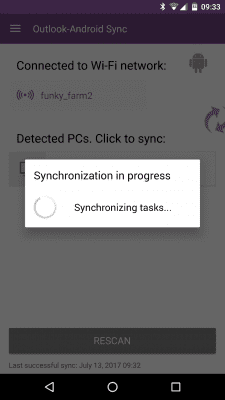 Скриншот приложения Outlook-Android Sync - №2