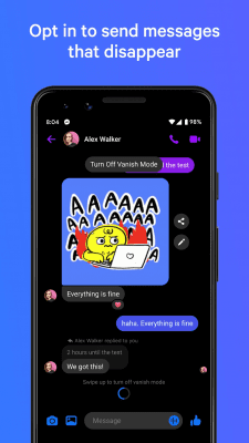 Скриншот приложения Facebook Messenger - №2