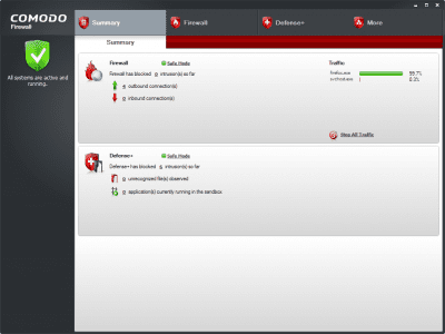 Скриншот приложения Comodo Personal Firewall Pro - №2