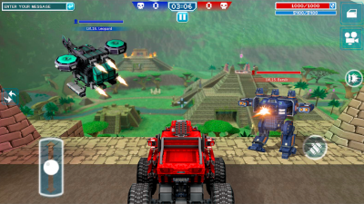 Скриншот приложения Blocky Cars Online - №2
