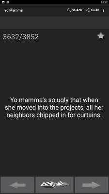 Скриншот приложения Yo Mamma - №2